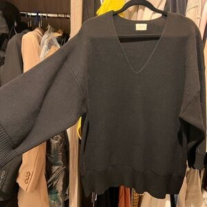 Wilfred Free Black V-Neck Sweater Size 2